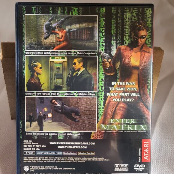 PlayStation 2 Enter The Matrix Game With Manual - Picture 2 of 4